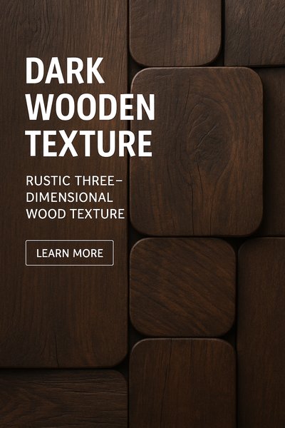 Elegant Dark Wooden Texture with Typography