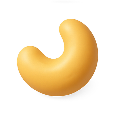 Stylized Snack Food Icon with Bright Color