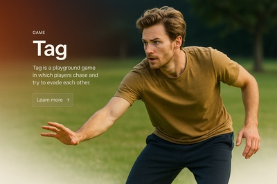 Elegant Web Design for Interactive Game Tag