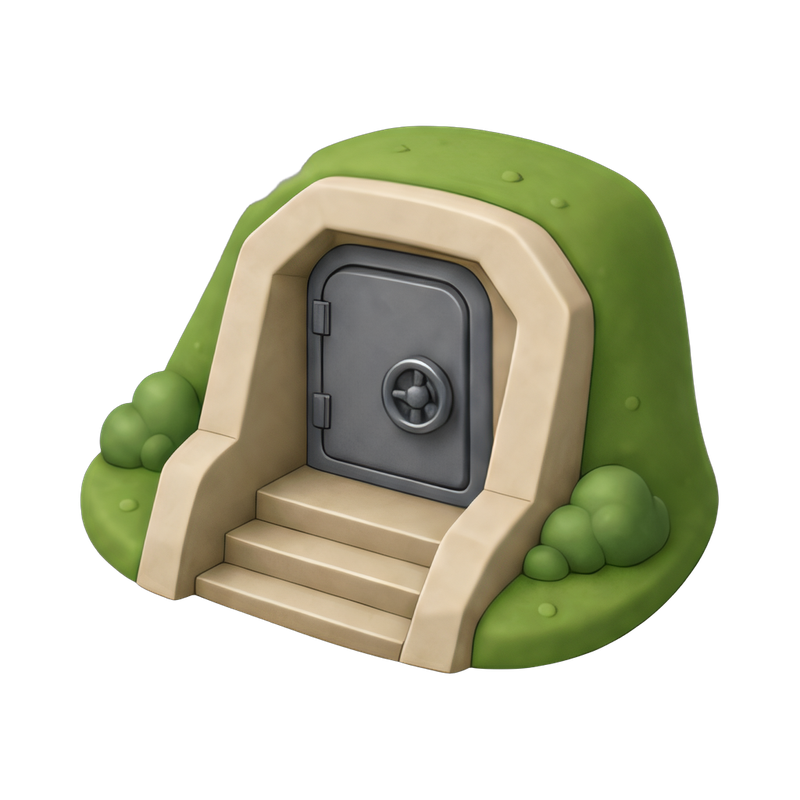 storm shelter entrance door