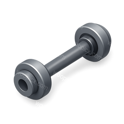3D Rotating Shaft Icon in Isometric View