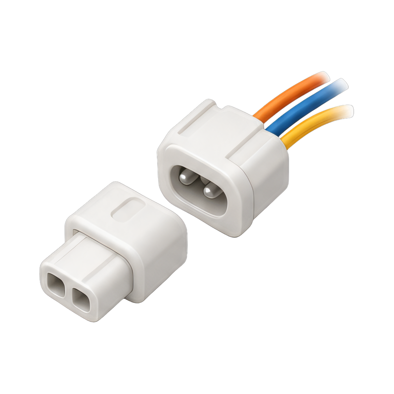 Connector pair for electronics