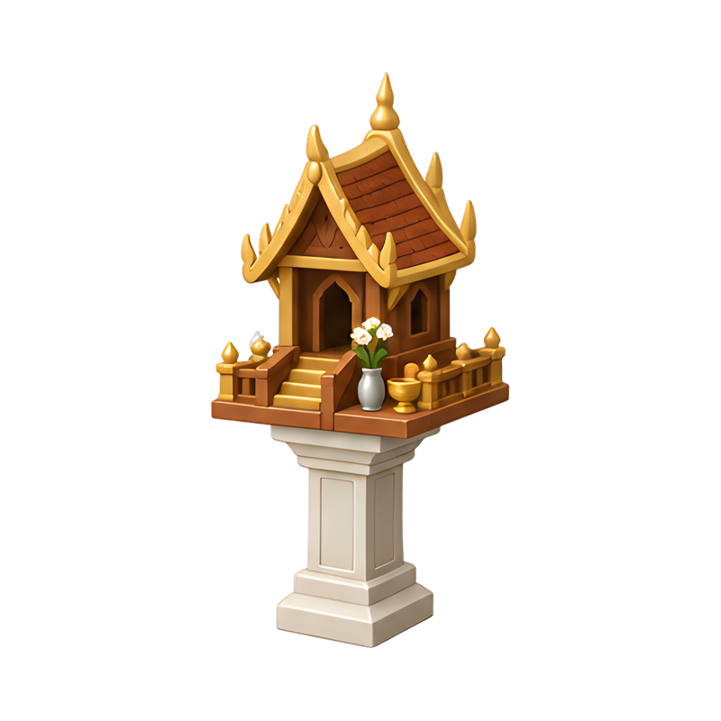 traditional thai spirit house
