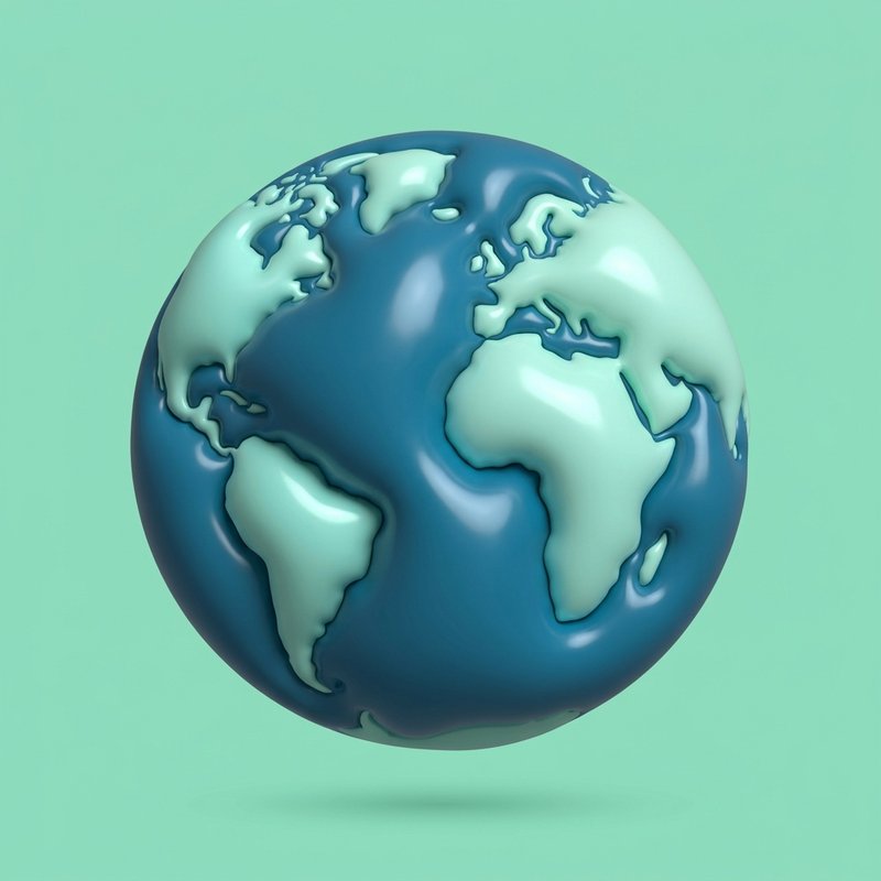 globe with digital overlay