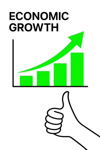 Illustration of Economic Growth with Increasing Graph