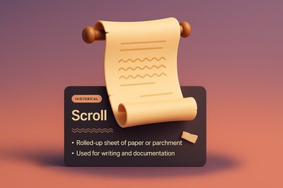 3D Scroll Design Template for Web Pages