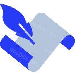 writing parchment quill