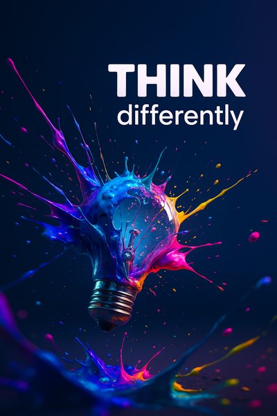 Explosive Creative Ideas with Colorful Paint Splash