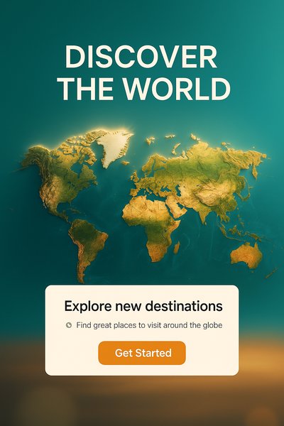 Explore Global Destinations with a World Map