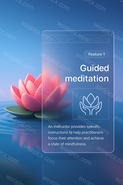 Zen Lotus Flower Illustration for Meditation Concept