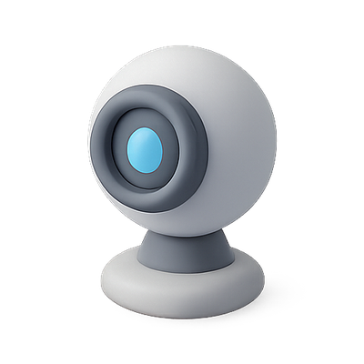 3D Render of a Stylized Webcam Design