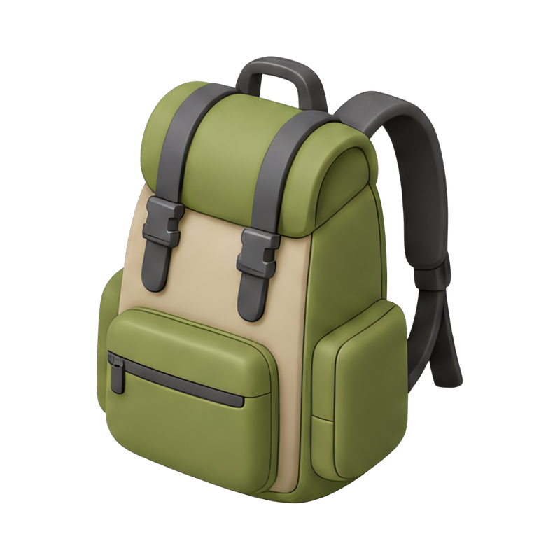 large travel backpack for adventures