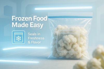 Frozen Food Packaging Concept with Modern Design