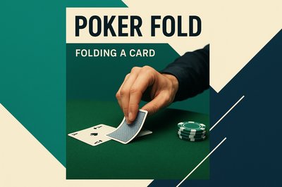 Minimalist Poker Fold Design with Clean Aesthetics