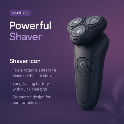 Powerful Shaver: Features and Ergonomic Design
