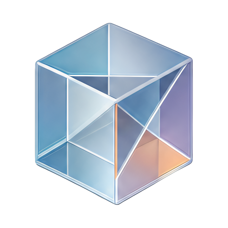 Optical beam splitter cube
