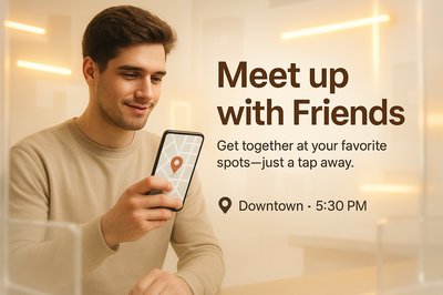 Social Media Post Promoting Friend Meetups