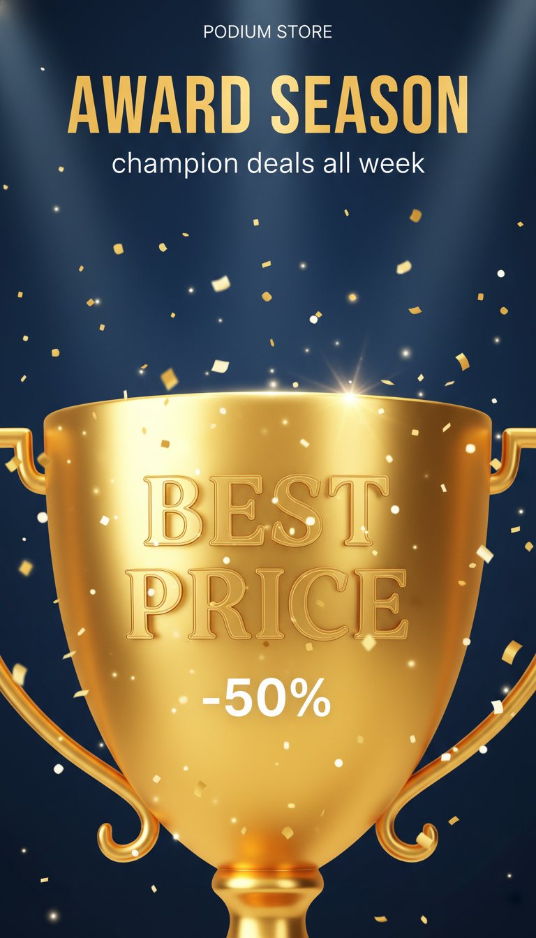 Award season sale banner