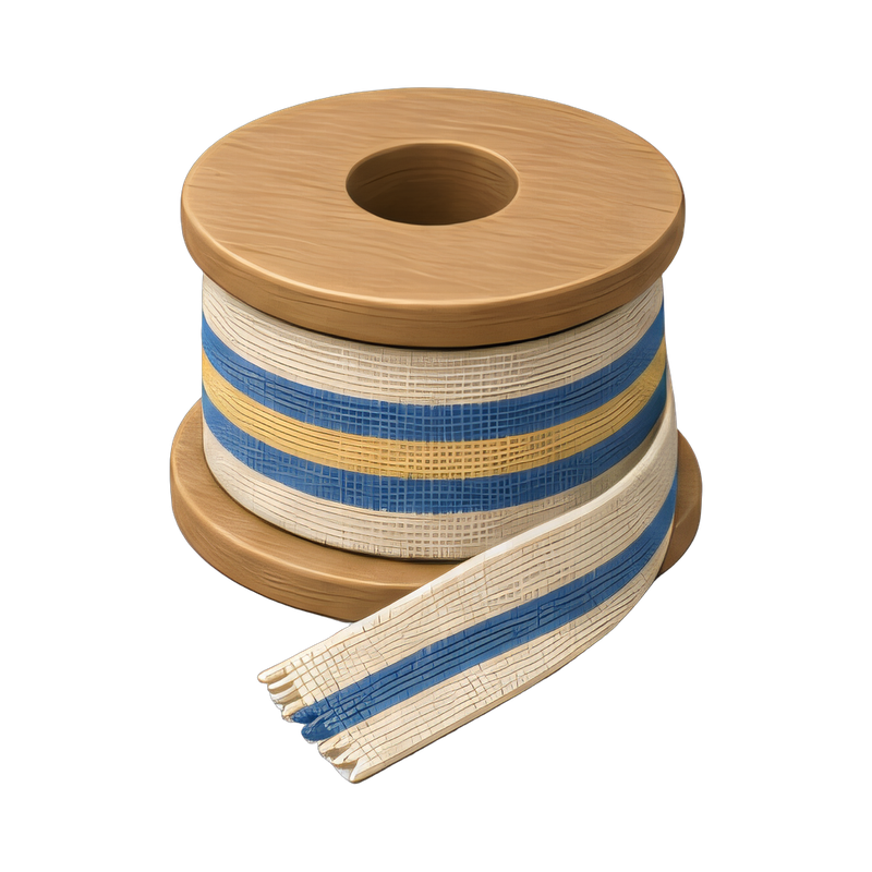 Colorful headband and tape spool