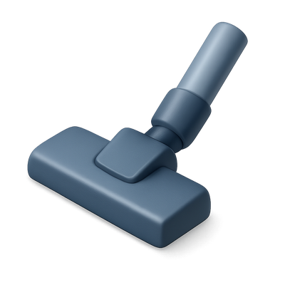 Stylish 3D Vacuum Cleaner Icon in Isometric View