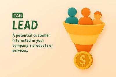 3D Illustration of Sales Funnel Concept with Customer Tag