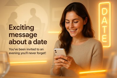 Inviting Social Media Post about an Exciting Date Invitation