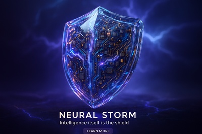 Neural Storm: Intelligence as a Shield in Hyperrealistic Design