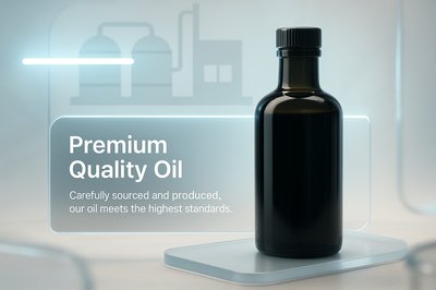 Premium Quality Oil Product Presentation with Modern Design