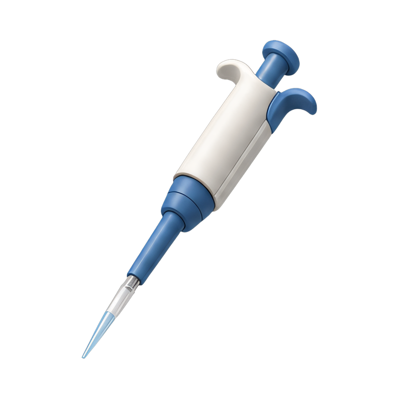 scientific pipette with tip