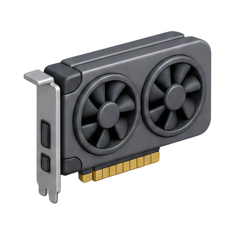 High-performance GPU card