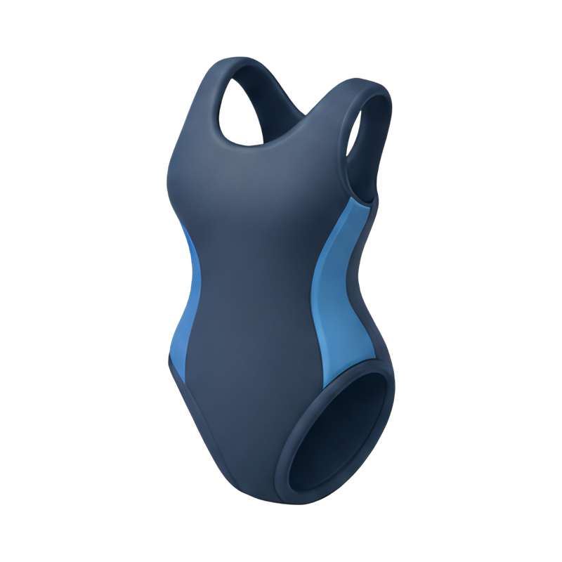 athlete in competitive swimsuit