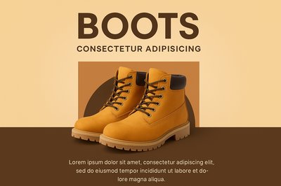 Stylish Boot Design with Modern Aesthetic