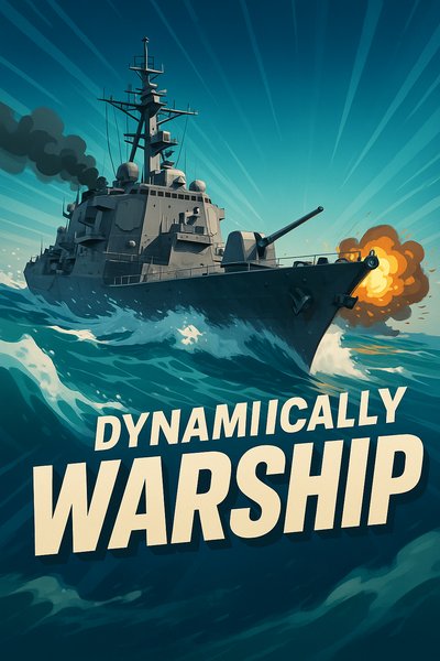 Dynamic Warship Navigating Turbulent Waters