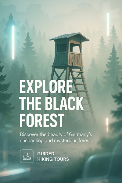 Promotional Graphic for Guided Hiking Tours in the Black Forest