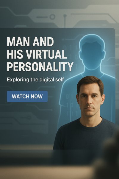 Digital Exploration Banner Featuring Virtual Identity Theme