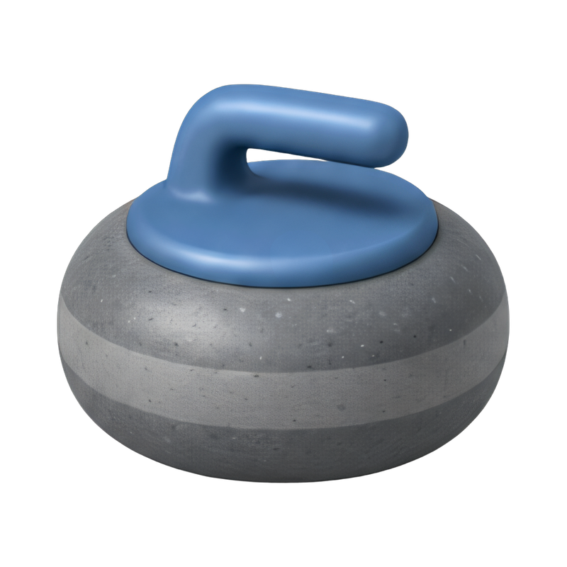 curling stone with handle