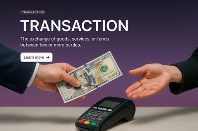 Stylish Web Design for Transaction Theme