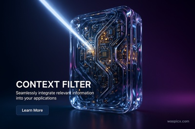 Digital Future: Hyperrealistic Context Filter with LED Glow