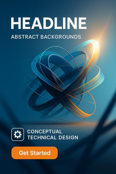 Abstract Backgrounds with Conceptual Technical Design Elements