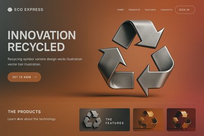 Futuristic Landing Page Design for Shanghai Ballet