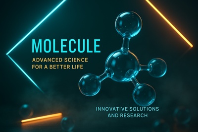 Illuminated Molecule Design with Neon Accents