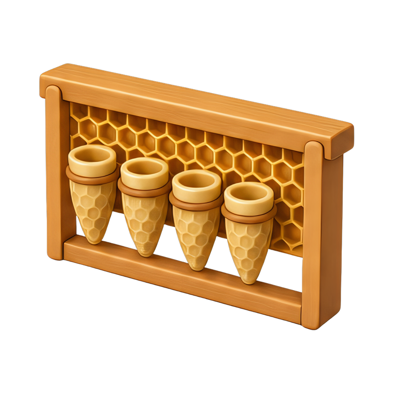 queen rearing frame setup