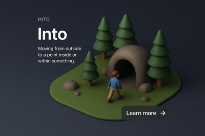 3D Scene Depicting a Journey Into a Cave