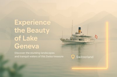 Promotional Travel Image Highlighting Lake Geneva's Beauty