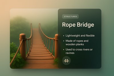 Stunning Rope Bridge Surrounded by Misty Landscape