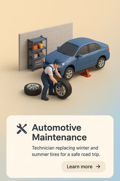 Winter and Summer Tire Replacement for Safe Road Trips