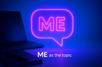 Dazzling Fluorescent Glow with Text Elements