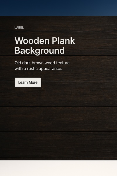Dark Brown Wooden Plank Background for Stylish Web Design