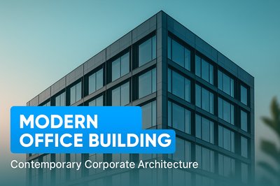 Contemporary Corporate Architecture Modern Office Building Facade