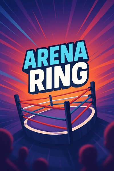Dynamic Arena Ring Illustration with Bold Text